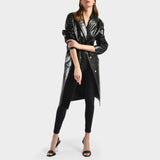 Sandals黑色羊皮凉鞋高跟鞋