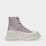 Tread Slick Sneakers 白灰拼色高帮帆布橡胶厚底鞋