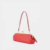 Kisslock Frame 30 Shoulder Bag - Coach - Leather - Burgundy