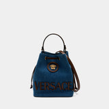 Bucket Bag - Versace - Cotton - Blue