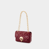 Moon Moyen Crossbody - Vanessa Bruno - Leather - Burgundy