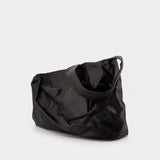 Puff M Shoulder Bag - YOHJI YAMAMOTO - Leather - Black