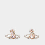 Mayfair Relief Earrings - Vivienne Westwood - Metal - Gold-tone