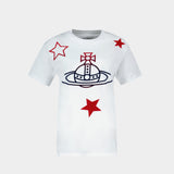 Orb&stars Classic T-Shirt - Vivienne Westwood - Cotton - White