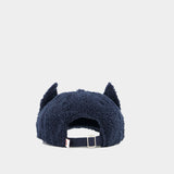 Teddy Ears Cap - Charles Jeffrey Loverboy - Synthetic - Blue