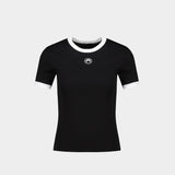 Moon Logo Baby Fit T-Shirt - Marine Serre - Cotton - Black