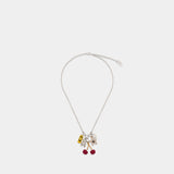 Trinket Charm Cluster Necklace - Marc Jacobs - Brass - Multicolor