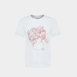 Sacamino Ss T-Shirt - SAMSØE SAMSØE - Cotton - White