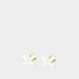 Petite Daisy Earrings - Simone Rocha - Synthetic - White