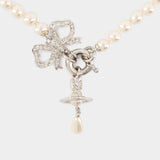 Rigoberta Pearl Necklace - Vivienne Westwood - Metal - Silver