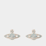 Mini Relief Earrings - Vivienne Westwood - Metal - Silver