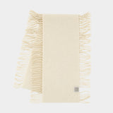 Tassel Scarf - TOTEME - Cashmere - Ivory