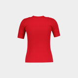 Ss Polo Sweater - Courreges - Cotton - Red