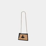 Small Flat Zip Clutch - Vivienne Westwood - Cotton - Multi