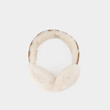 W Earmuff - UGG - Leather - Brown