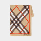 Argyle Check Scarf - Burberry - Silk - Multicolor