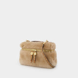 Romy Slim Top Handle Purse - Tory Burch - Leather - Brown