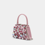 Crystal Mini Bag - SELF PORTRAIT - Satin - Pink