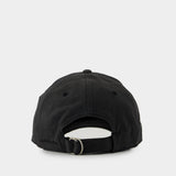 Cap - Acne Studios - Cotton - Black