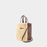 Museo Soft Mini Montone Shopper Bag - Marni - Leather - Beige