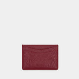 Card Holder - Ganni - Synthetic - Red