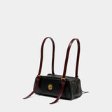 Small Shoulder Bag - Versace - Leather - Black