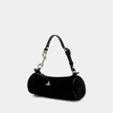 Cindy Cylinder Purse - Vivienne Westwood - Leather - Black