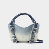 D-One Top handle S Shopper Bag - DIESEL - Cotton - Blue