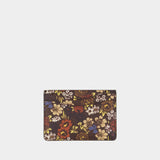 Bou Card Holder - Ganni - Synthetic - Brown