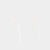 Victorian Earrings - Simone Rocha - Synthetic Pearls - Ivory