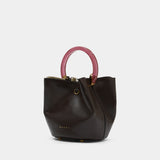 Pannier Purse - Marni - Leather - Brown