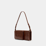 Flag-D X Shoulder Bag - DIESEL - Synthetic - Brown