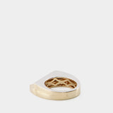 9克拉黄金Handcuff Purple戒指