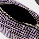 亚历山大王 Alexander Wang女包 中号手提满钻手提包