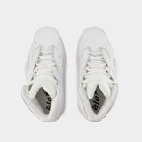 亚历山大王 Alexander Wang Aw Hoop Sneakers 白色皮质运动鞋