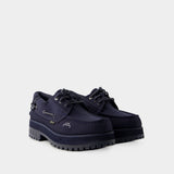 A COLD WALL X Timberland 联名黑色尼龙材质运动鞋