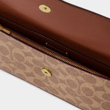 Wyn 棕褐色帆布斜挎包