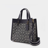 蔻驰Coach Signature Jacquard Field Tote托特包