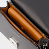 Bandit 黑色光面小牛皮斜挎包