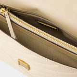 Tory Burch KiraChevr米色皮质包
