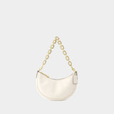Mira  白垩色光面小牛皮 Hobo 腋下包