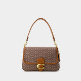 蔻驰 Coach Tabby Soft 棕色光面牛皮单肩包斜挎包