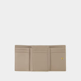 Marc Jacobs白色皮质三折钱包