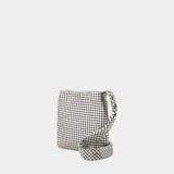 Pixel 银色铝质斜挎包