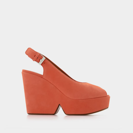 Clergerie Dylan 9 Sandals 皮质厚底高跟鞋