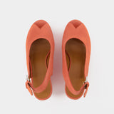 Clergerie Dylan 9 Sandals 皮质厚底高跟鞋