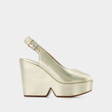 Clergerie Dylan 9 Sandals 皮质厚底高跟鞋