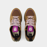 Veja Venturi Sneakers 米色环保布面复古系带运动鞋