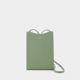 A.P.C.Neck Pouch Jamie皮质肩背手袋手机包正品 apc单肩包