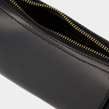 Oskan Moon-Ga黑色小牛皮单肩包斜挎包